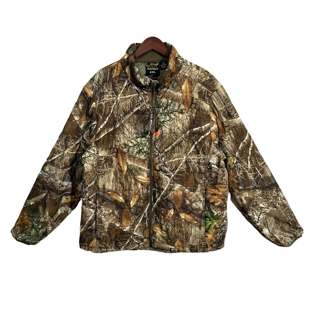 King's Camo XKG Transition Mens Thermolite Insulated Jacket  2XL‎ Realtree Edge